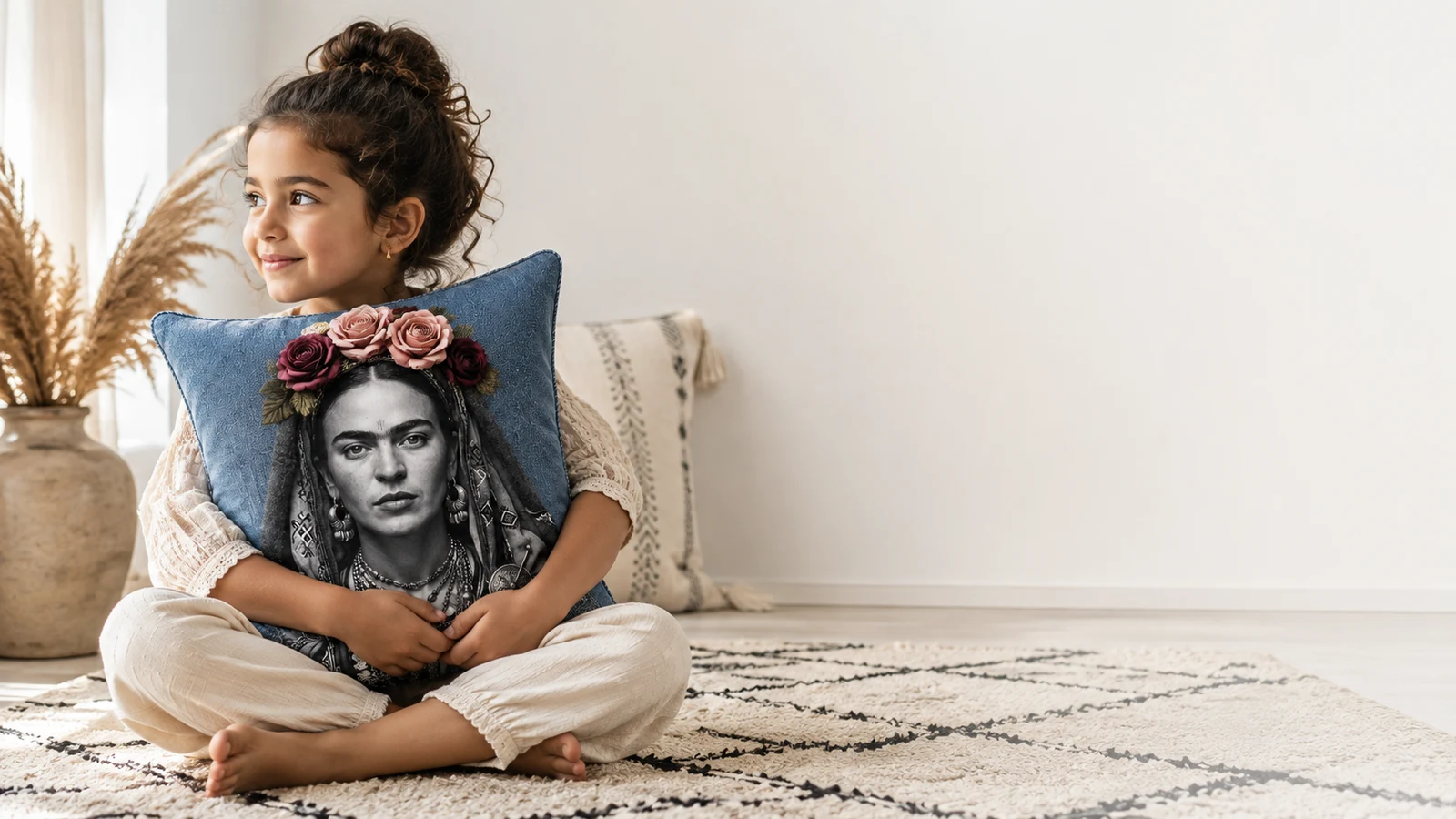 Coussin Melo Pillow dans un intérieur clair